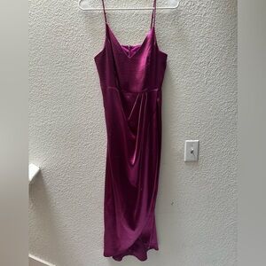 Express satin dress